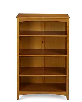 ブックシェルフ Amazon｜本棚、狭いスペース用の4段背の高い狭い本棚、リビング